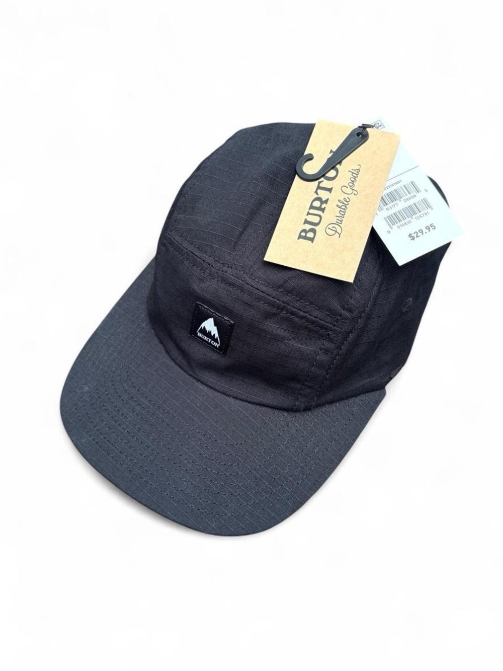 NWT Burton Black Grid Pattern Cap